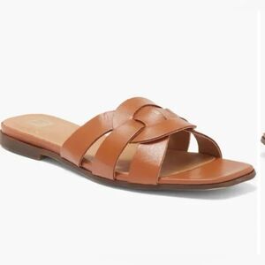 Bruno Magli Alessia Sandal women size 8 Color Brown